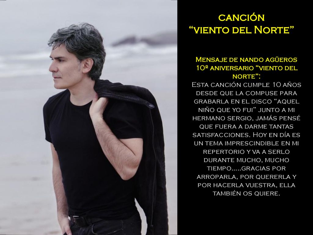 Mensaje de nando agüeros 10º aniversario viento del norte :