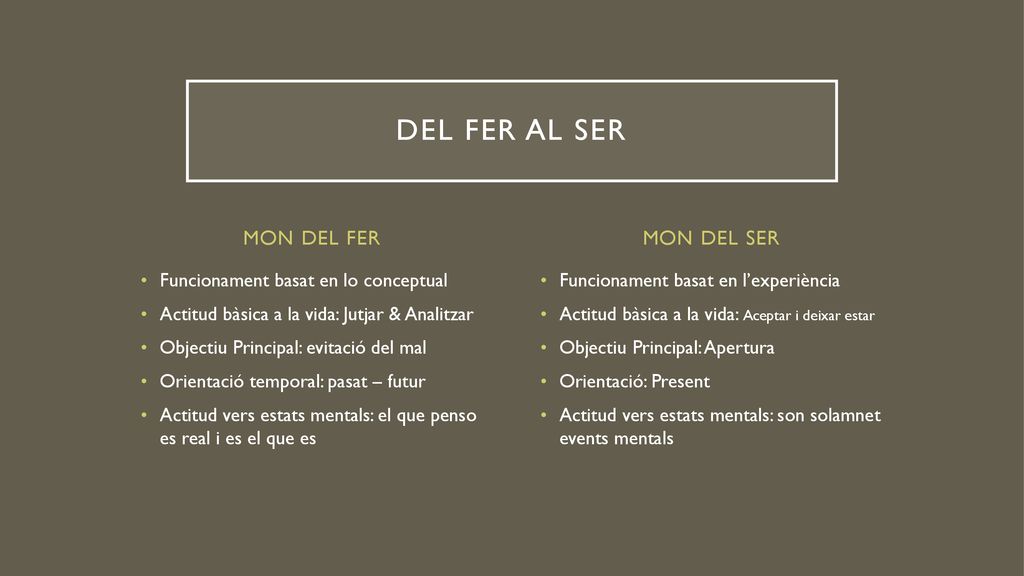 DEL FER AL SER MON DEL FER MON DEL SER