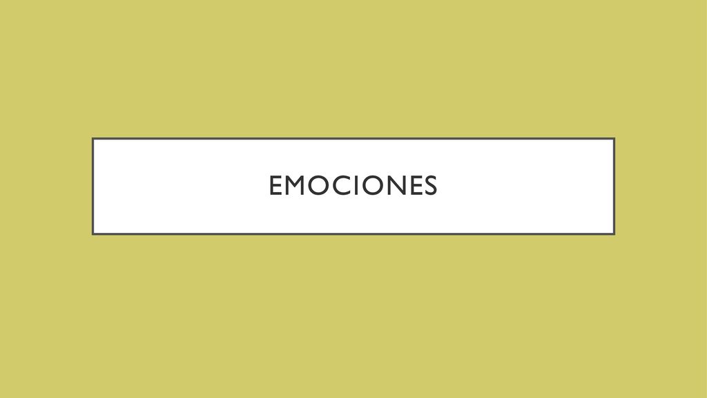 emociones