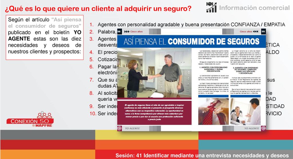 ¿Qué es lo que quiere un cliente al adquirir un seguro