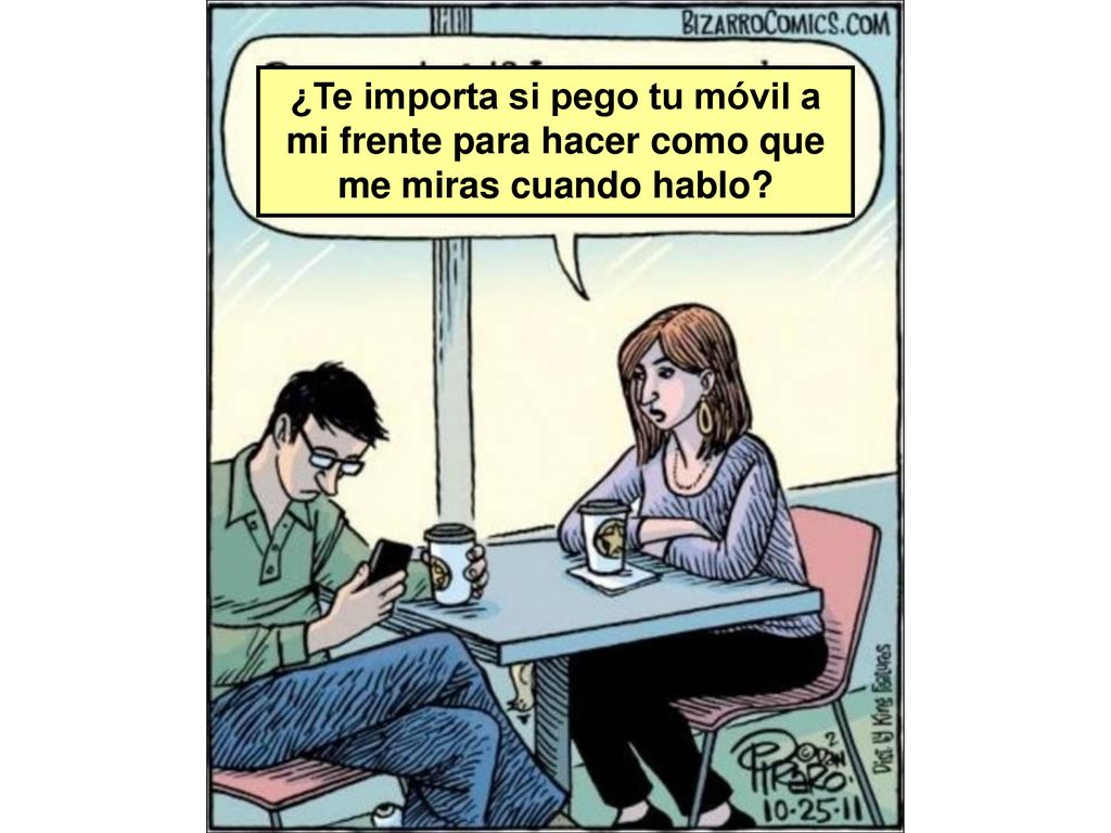 ¿Te importa si pego tu móvil a mi frente para hacer como que me miras cuando hablo