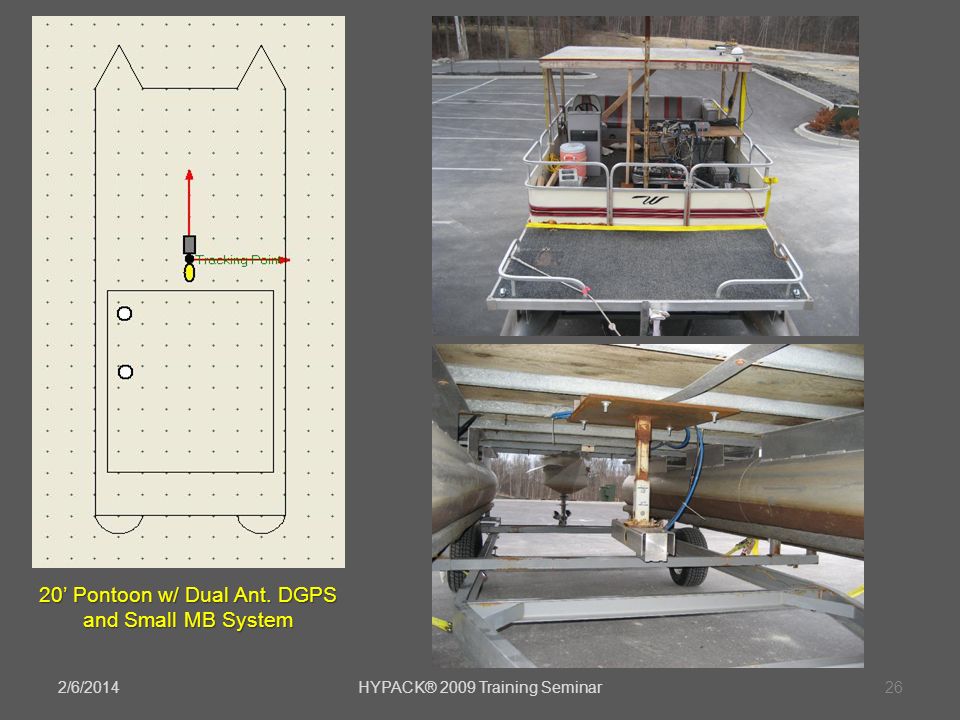 20’ Pontoon w/ Dual Ant. DGPS and Small MB System