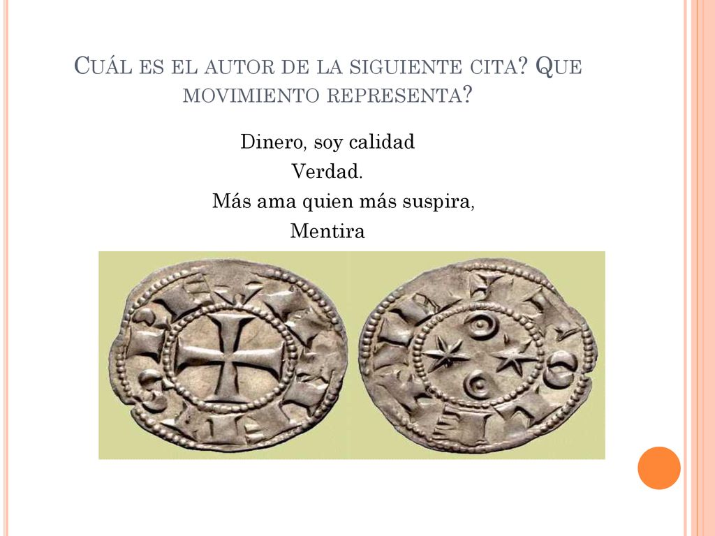 Cuál es el autor de la siguiente cita Que movimiento representa