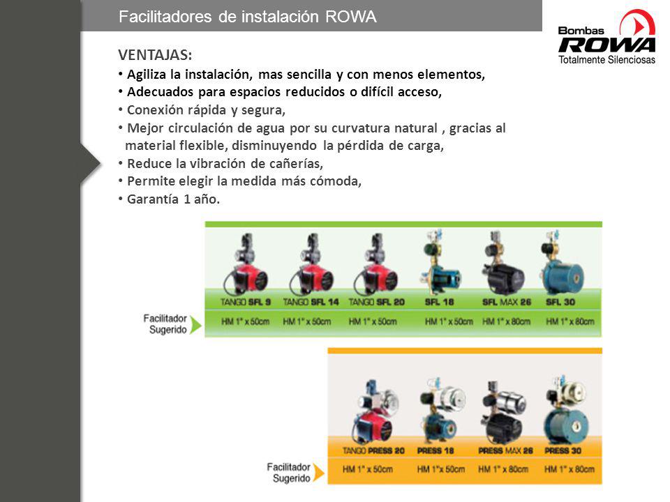 Facilitadores de instalación ROWA
