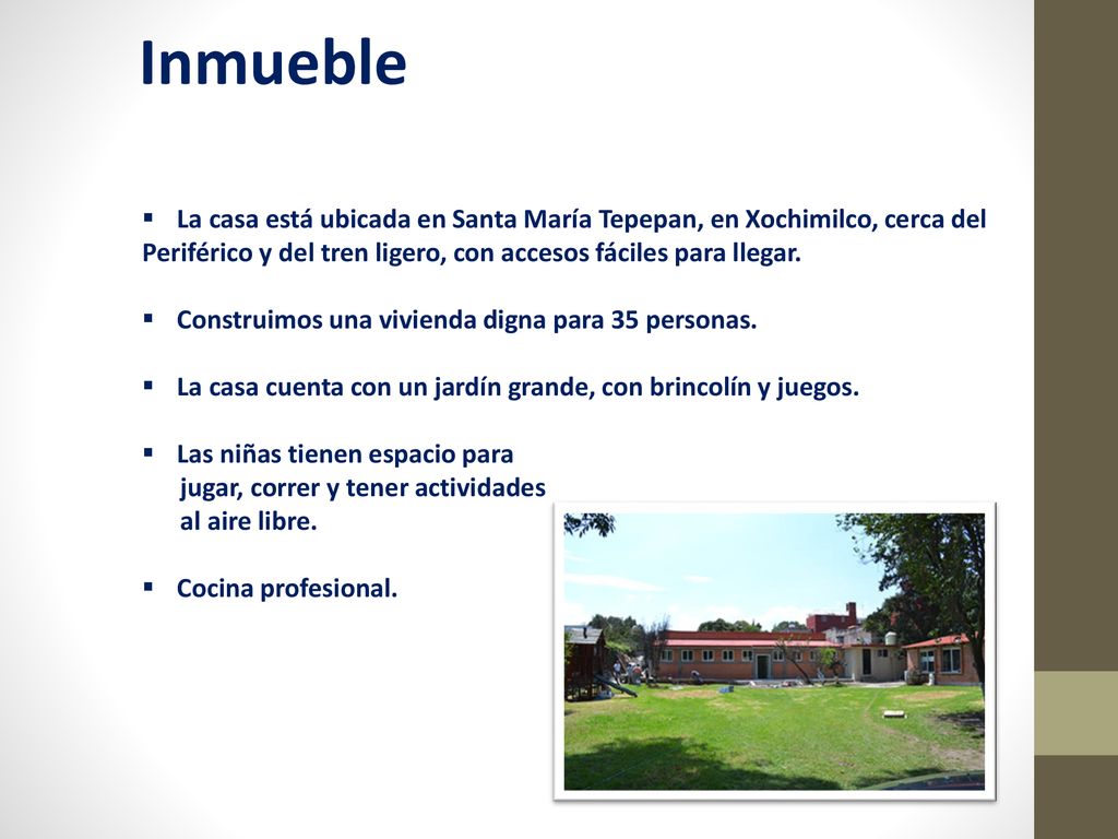 Inmueble La casa está ubicada en Santa María Tepepan, en Xochimilco, cerca del. Periférico y del tren ligero, con accesos fáciles para llegar.