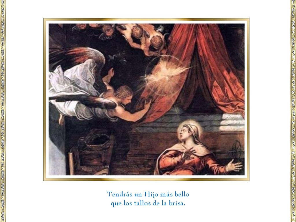 Tendrás un Hijo más bello que los tallos de la brisa.