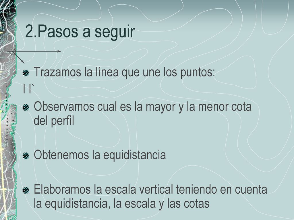 2.Pasos a seguir Trazamos la línea que une los puntos: I I`