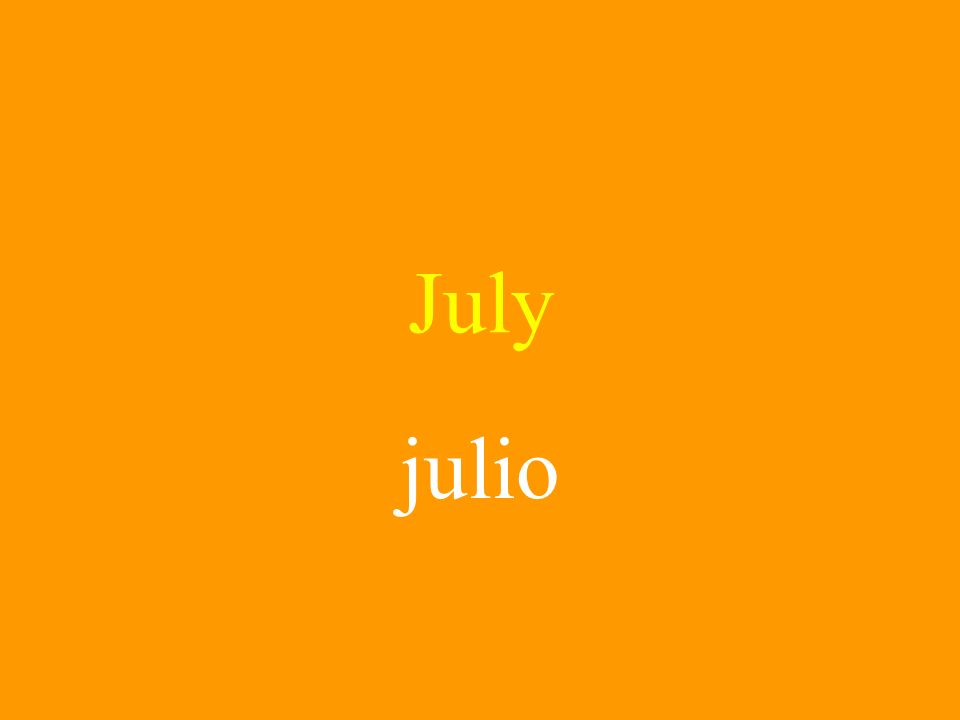 July julio