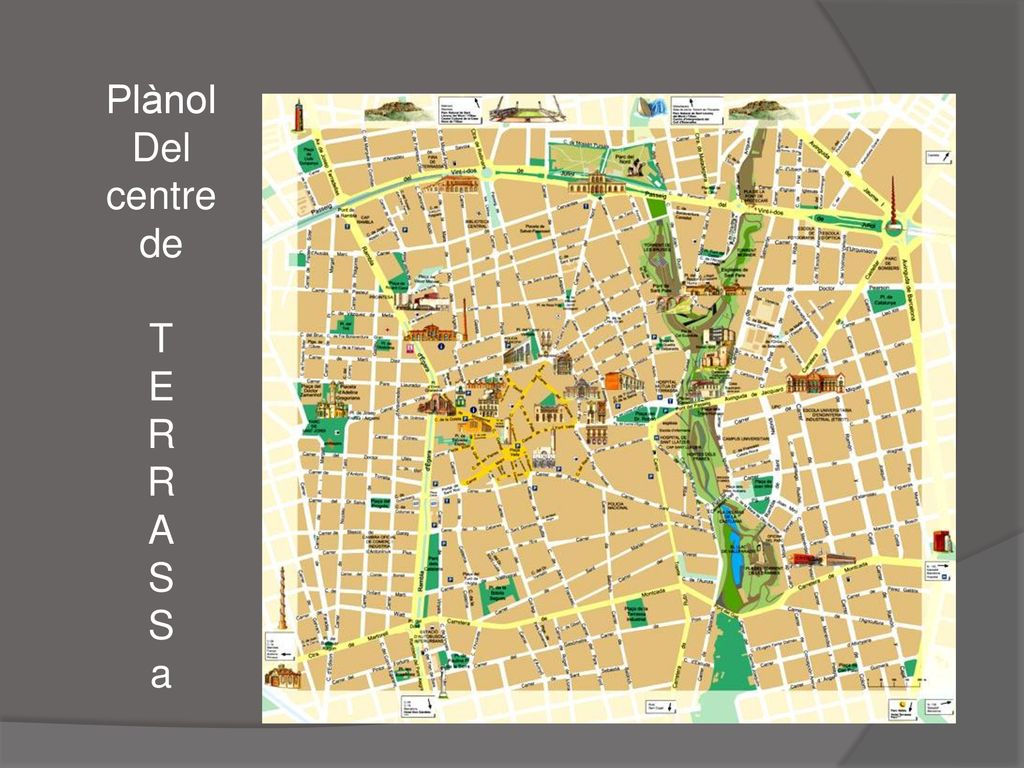 Plànol Del centre de T E R A S a