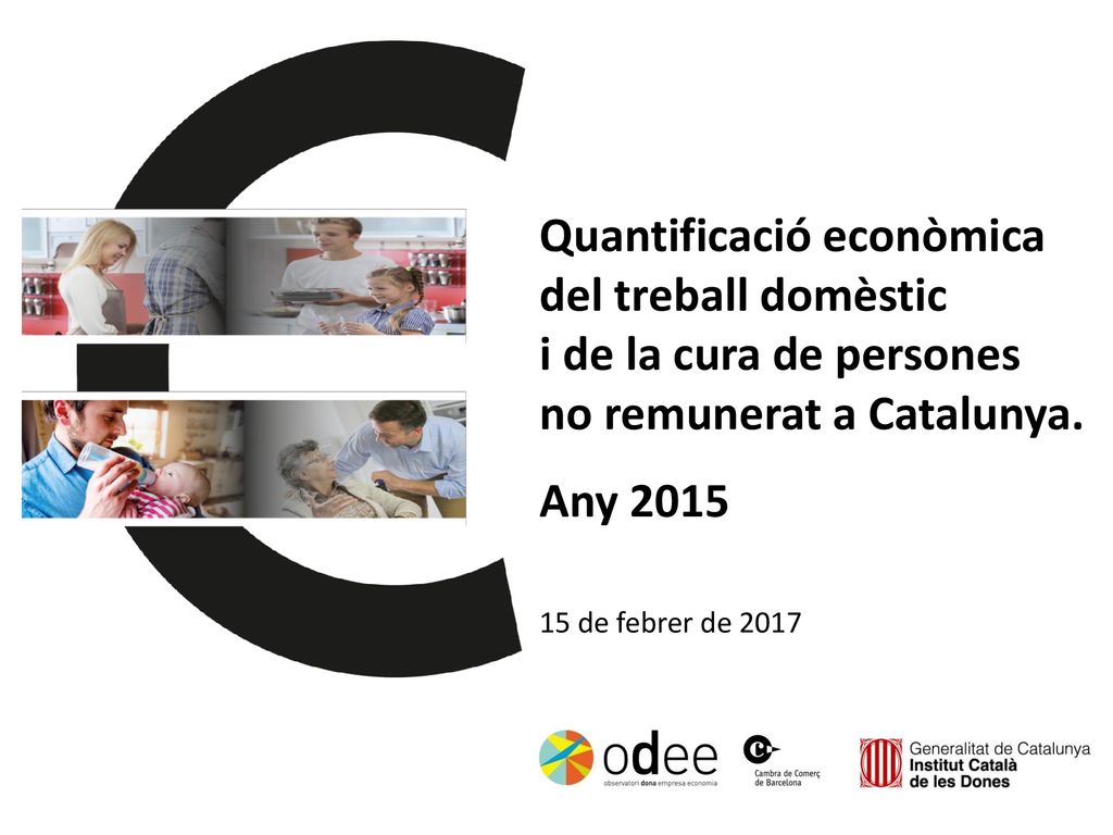 Quantificació econòmica del treball domèstic i de la cura de persones