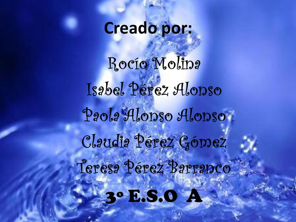 Creado por: Rocío Molina Isabel Pérez Alonso Paola Alonso Alonso Claudia Pérez Gómez Teresa Pérez Barranco 3º E.S.O A