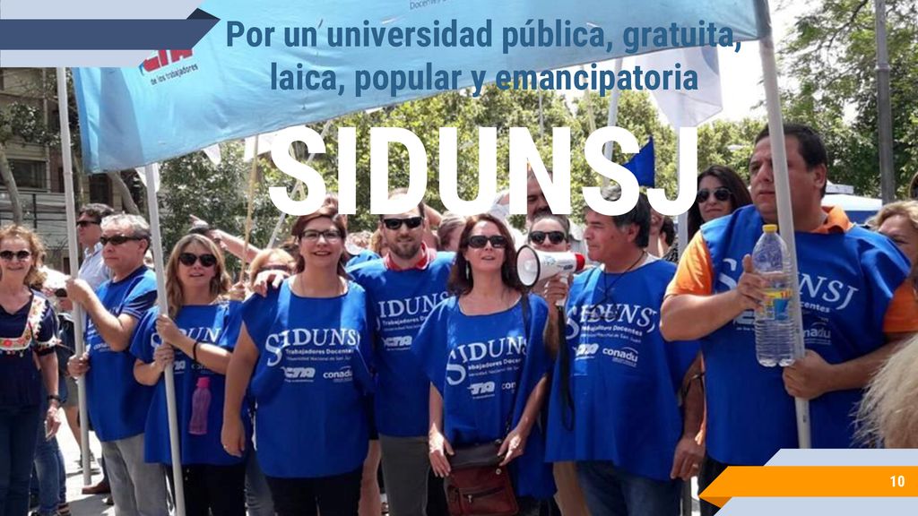 Por un universidad pública, gratuita, laica, popular y emancipatoria