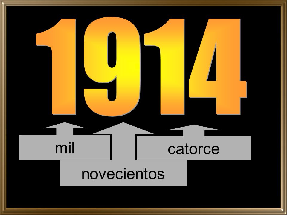 1914 mil novecientos catorce