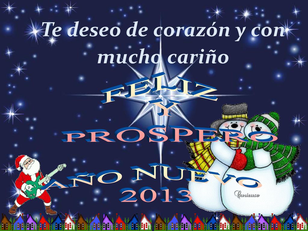 Te deseo de corazón y con mucho cariño
