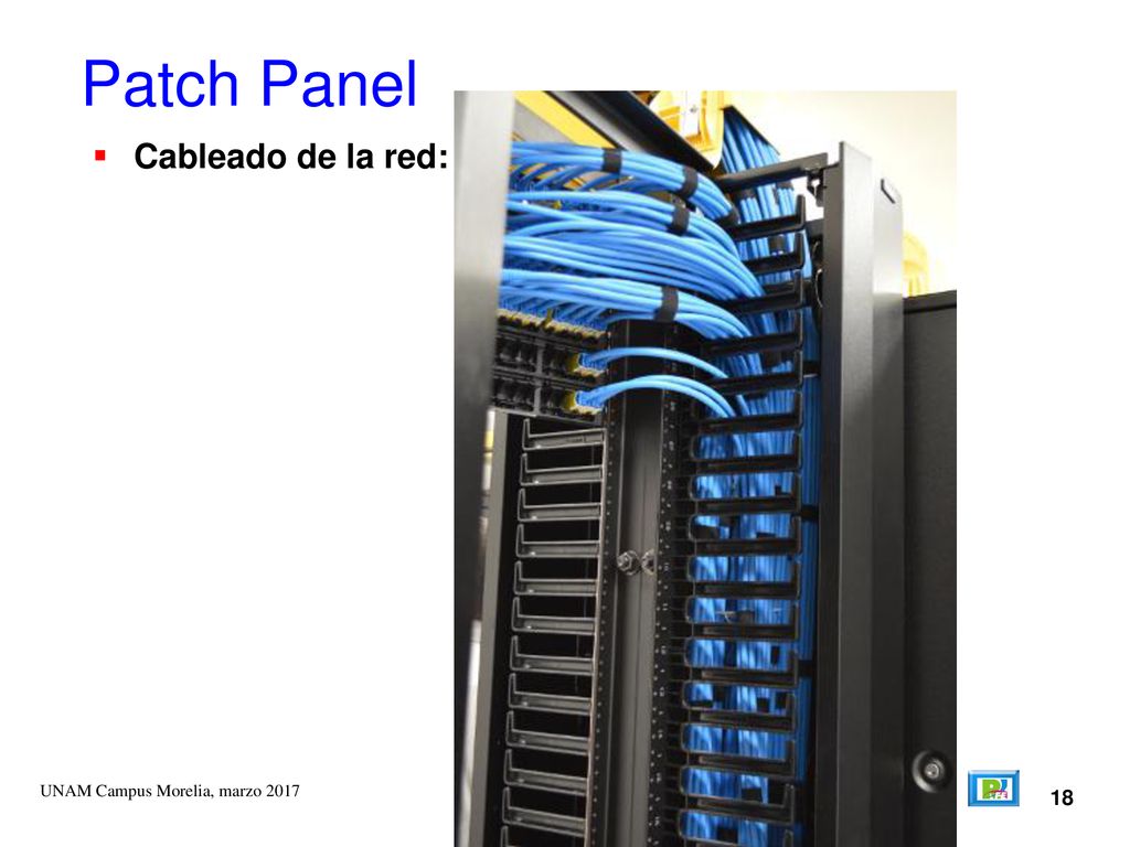 Patch Panel Cableado de la red: UNAM Campus Morelia, marzo