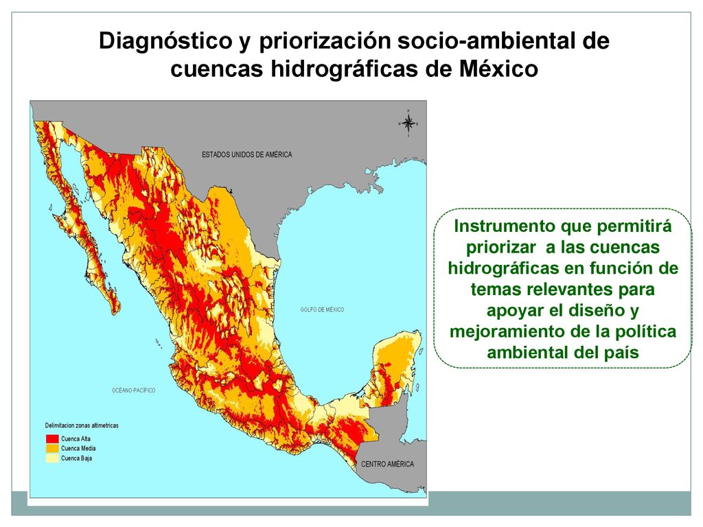 Diagnóstico y priorización socio-ambiental de cuencas hidrográficas de México
