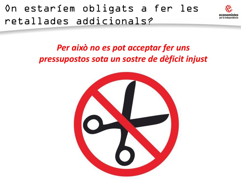 On estaríem obligats a fer les retallades addicionals