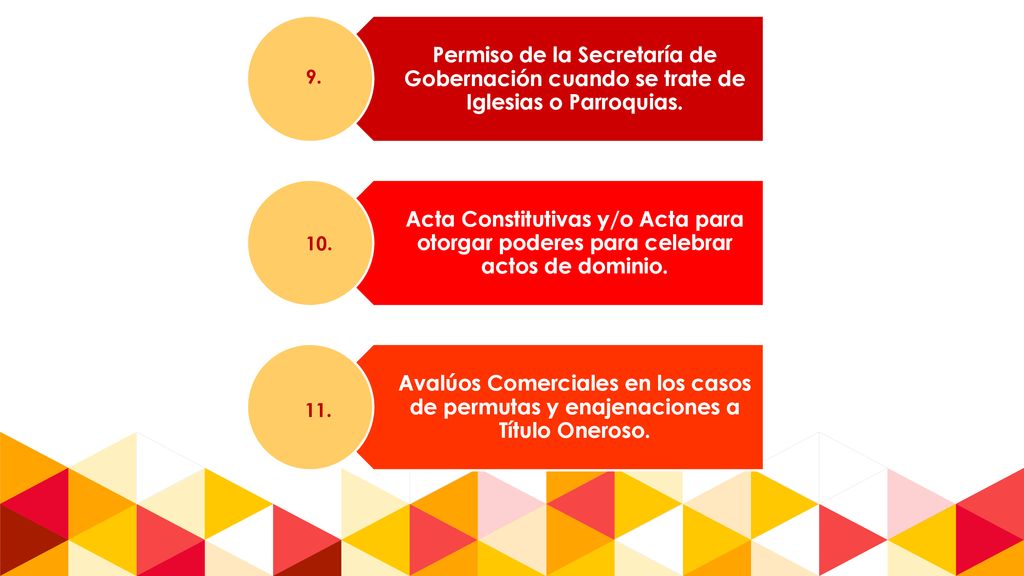 Permiso de la Secretaría de Gobernación cuando se trate de Iglesias o Parroquias.