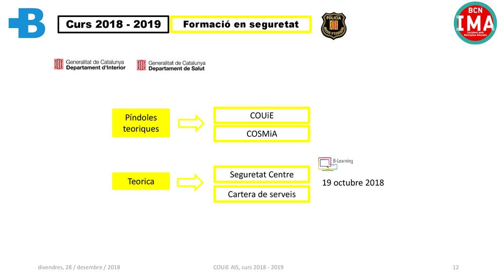 Curs Formació en seguretat COUiE Píndoles teoriques COSMiA