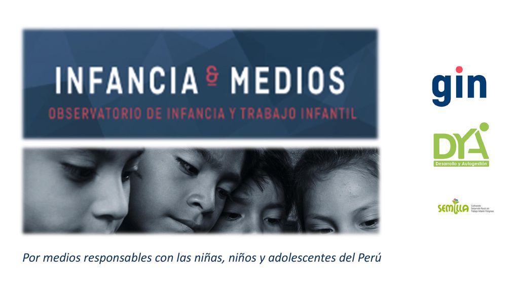 Por medios responsables con las niñas, niños y adolescentes del Perú