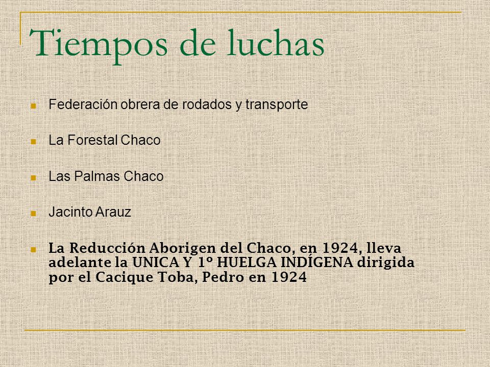 Tiempos de luchas Federación obrera de rodados y transporte