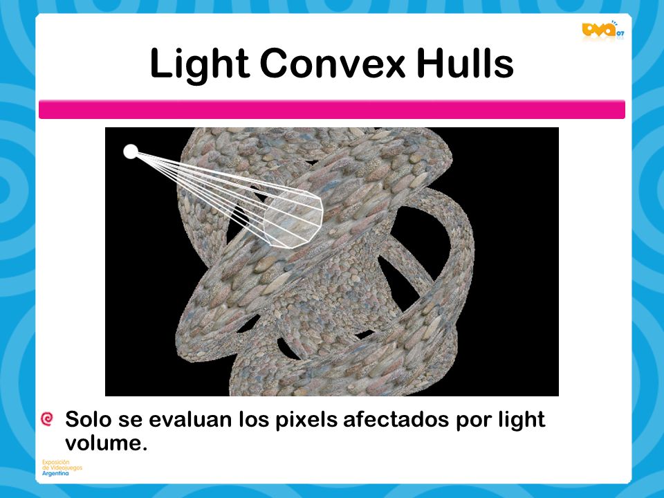 Light Convex Hulls Solo se evaluan los pixels afectados por light volume.