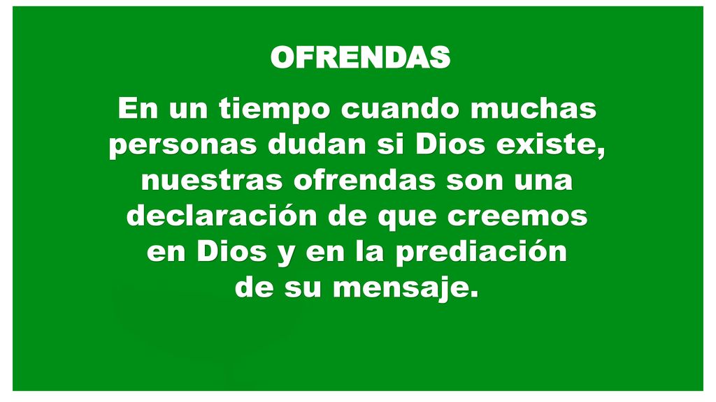 En un tiempo cuando muchas personas dudan si Dios existe,