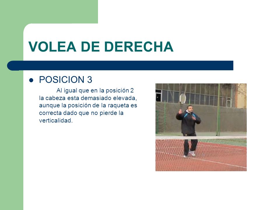 VOLEA DE DERECHA POSICION 3