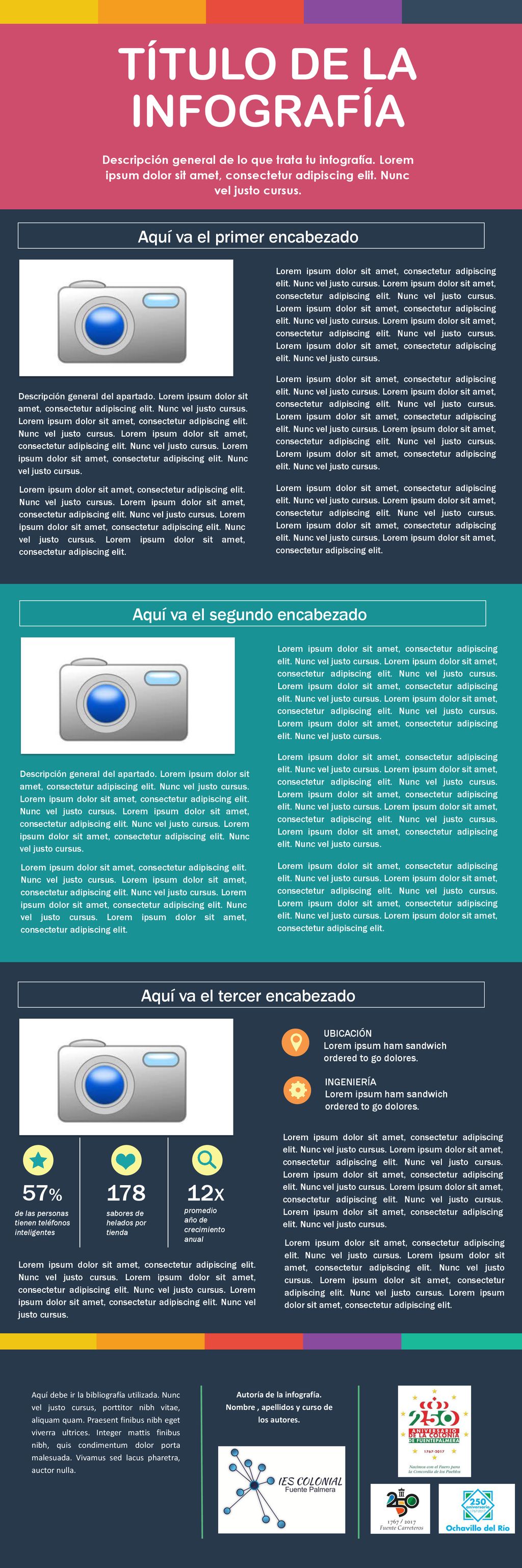 Autoría de la infografía. Nombre , apellidos y curso de los autores.