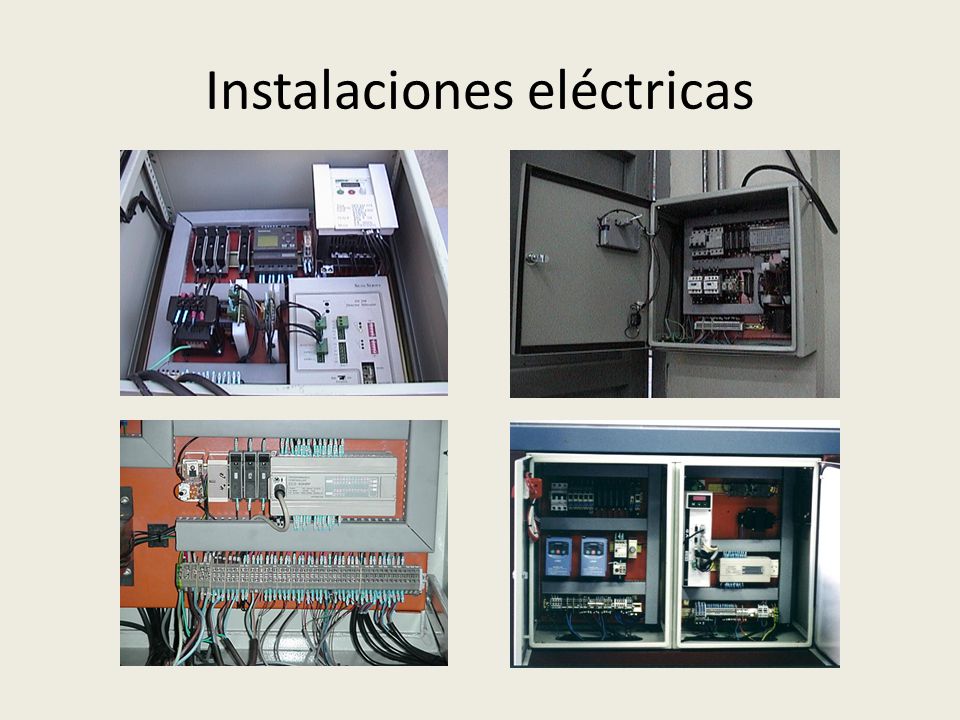 Instalaciones eléctricas