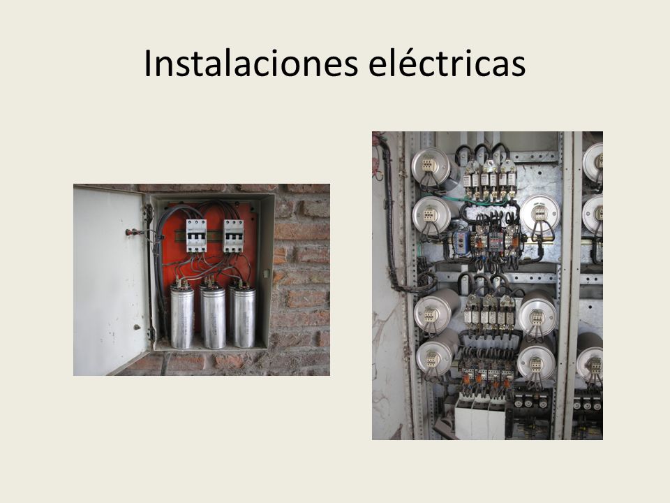 Instalaciones eléctricas