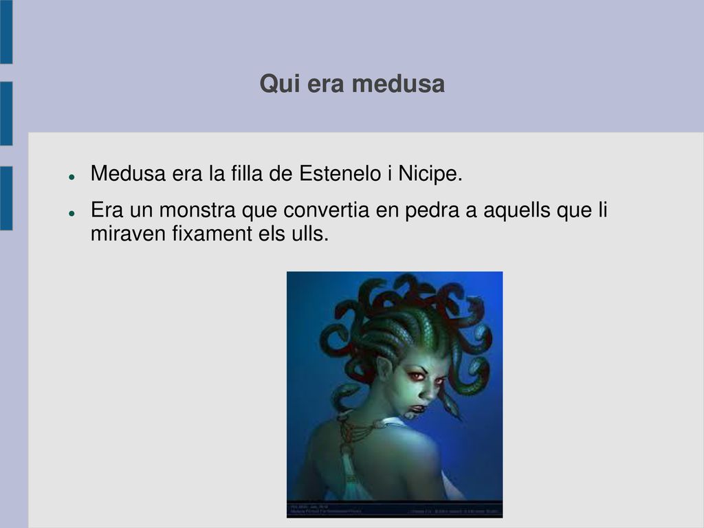 Qui era medusa Medusa era la filla de Estenelo i Nicipe.