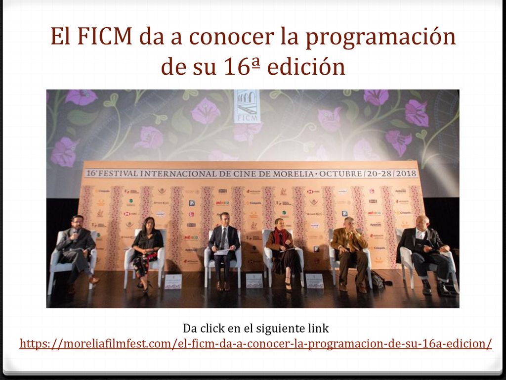 El FICM da a conocer la programación de su 16ª edición