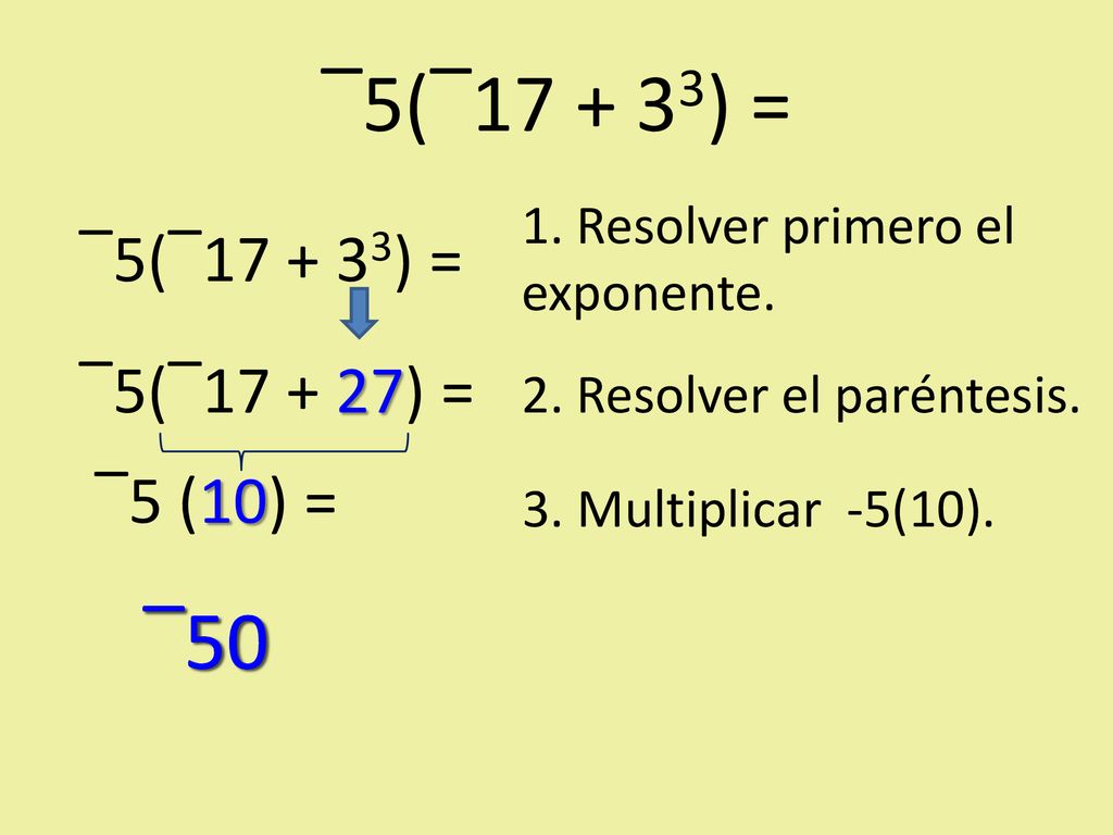 ‾5(‾ ) = ‾50 ‾50 ‾5(‾ ) = ‾5(‾ ) = ‾5 (10) =