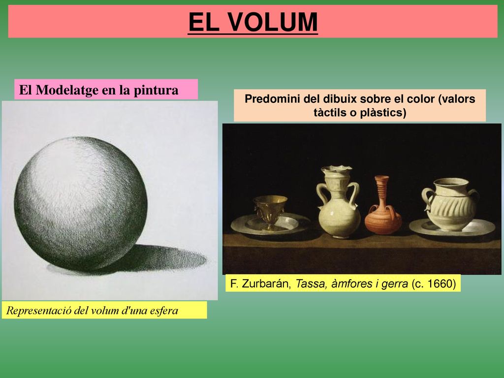 Predomini del dibuix sobre el color (valors tàctils o plàstics)