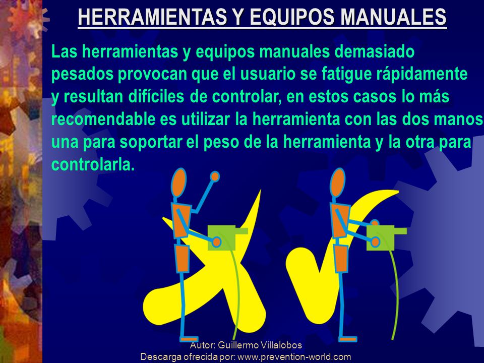 HERRAMIENTAS Y EQUIPOS MANUALES