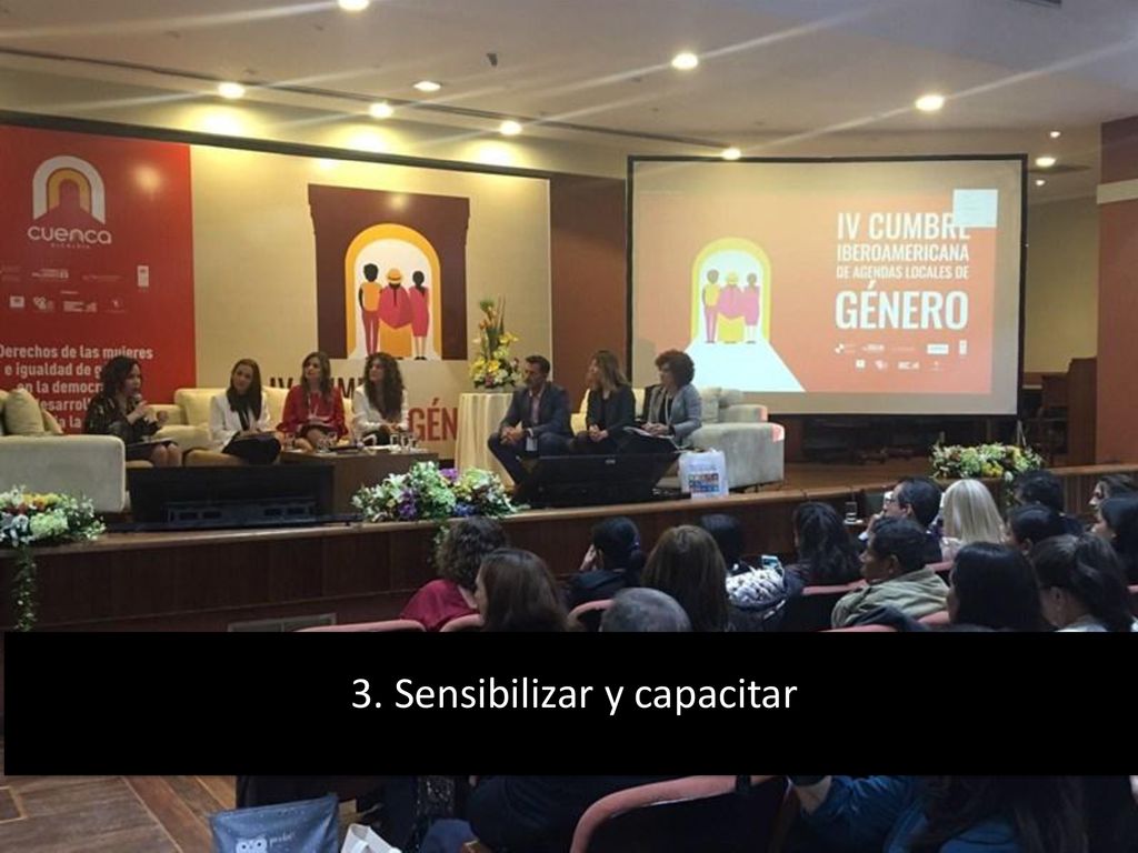 3. Sensibilizar y capacitar