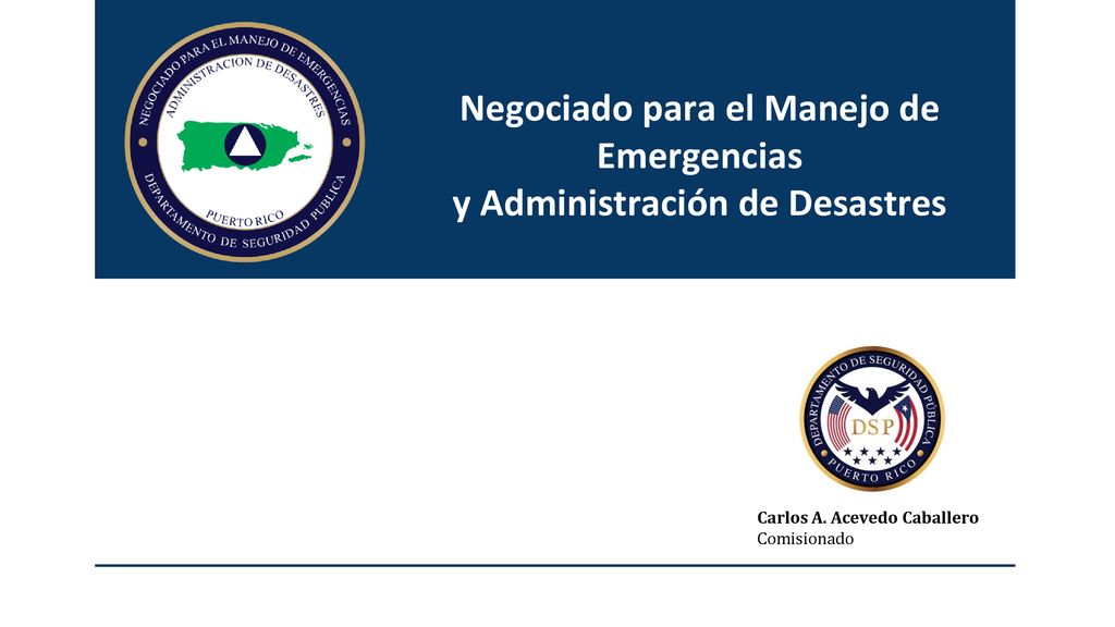 Negociado para el Manejo de Emergencias y Administración de Desastres