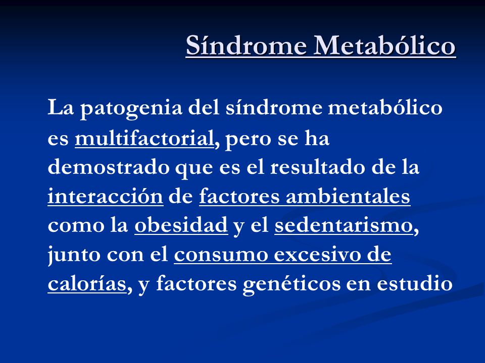 Síndrome Metabólico