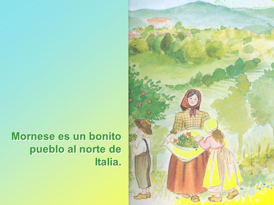 Mornese es un bonito pueblo al norte de Italia.