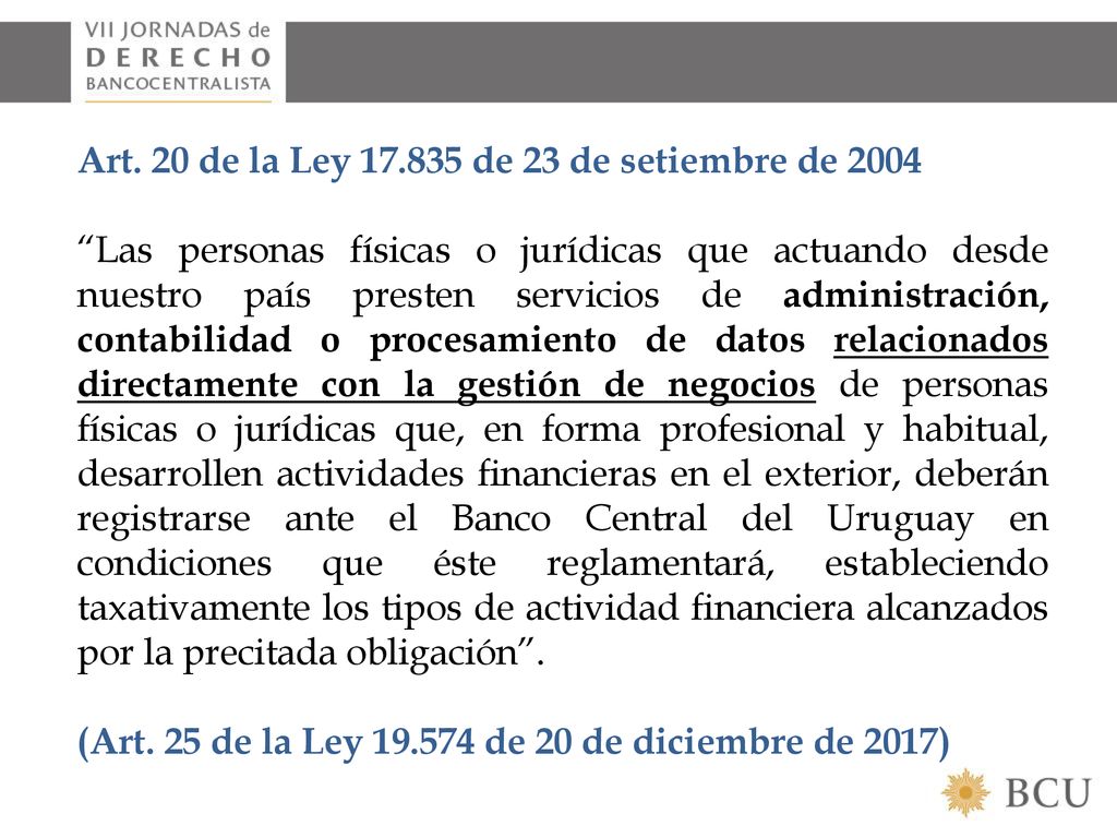 Art. 20 de la Ley de 23 de setiembre de 2004