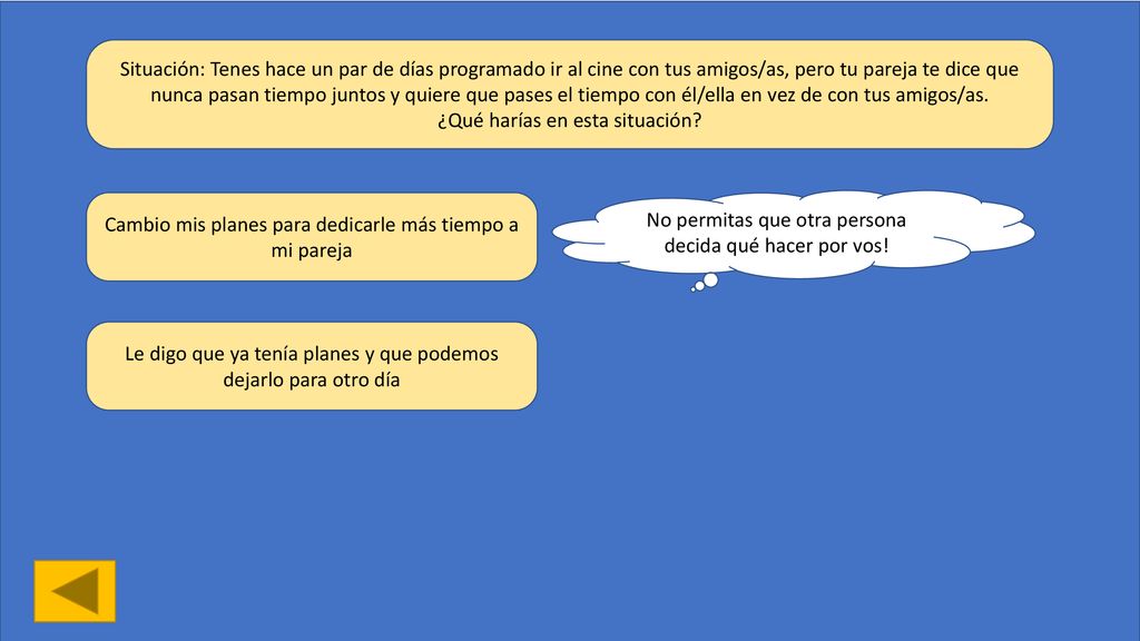 Cambio mis planes para dedicarle más tiempo a mi pareja