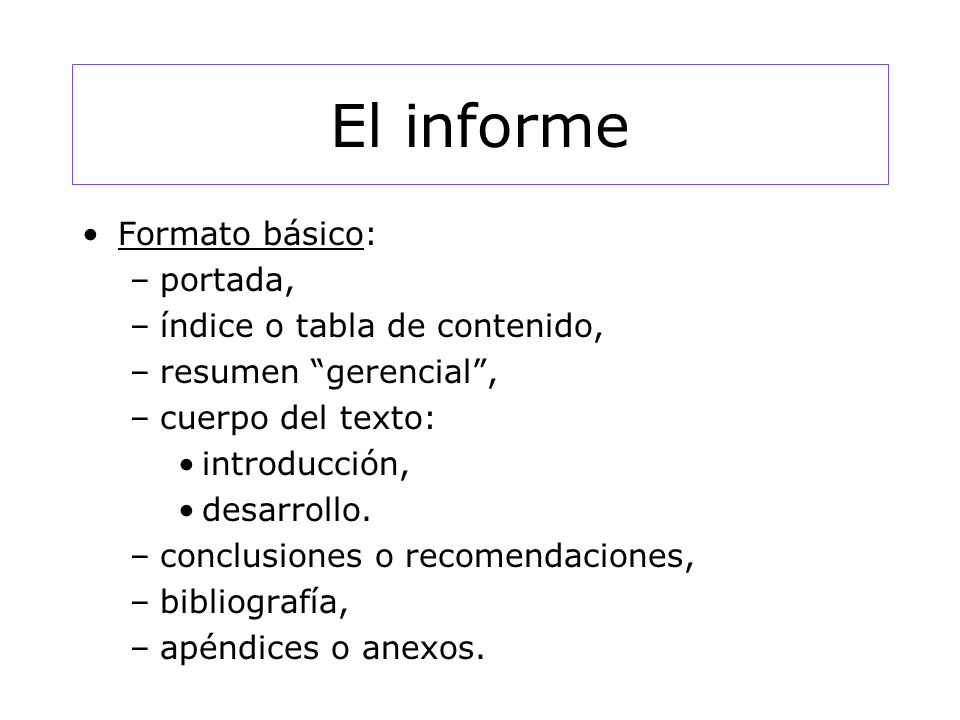 El INFORME Lic. Patricia Nigro. - ppt video online descargar