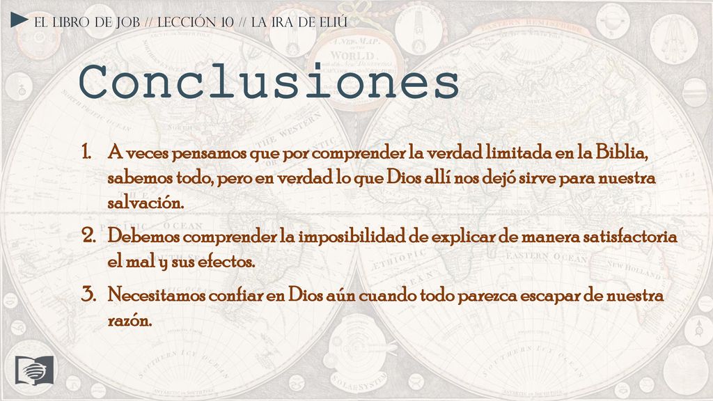 El libro de Job // Lección 10 // La ira de Eliú
