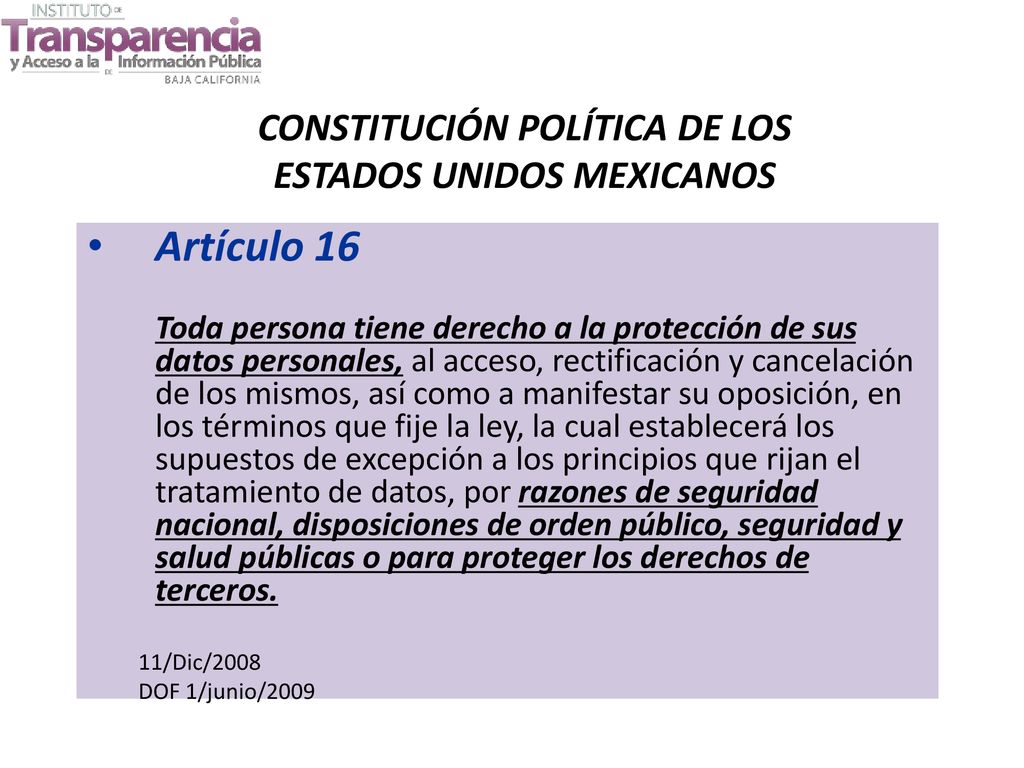 CONSTITUCIÓN POLÍTICA DE LOS ESTADOS UNIDOS MEXICANOS