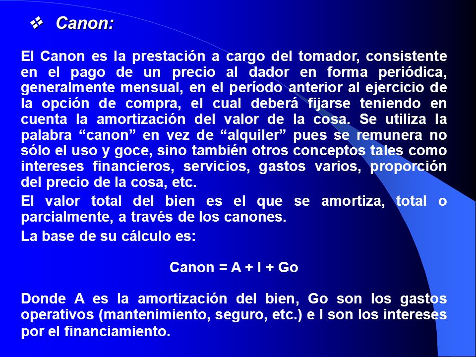 v Canon: