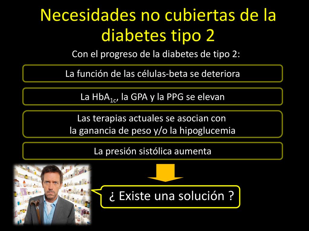 Necesidades no cubiertas de la diabetes tipo 2