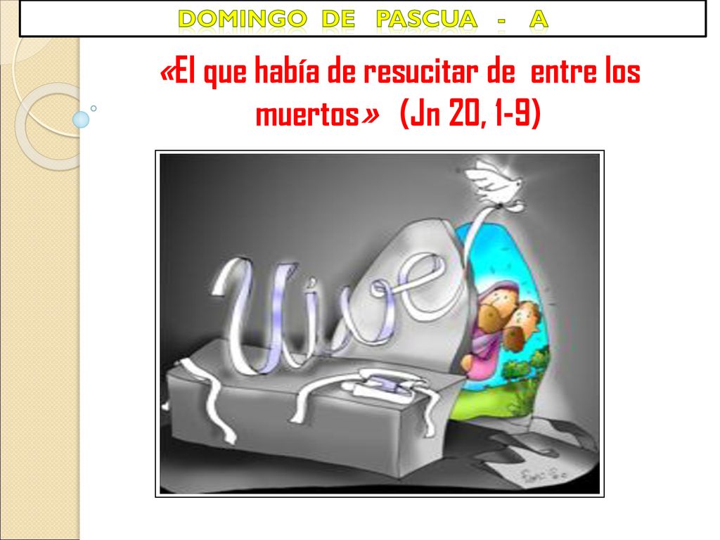 «El que había de resucitar de entre los muertos» (Jn 20, 1-9)