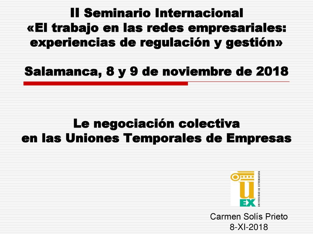 Le negociación colectiva en las Uniones Temporales de Empresas