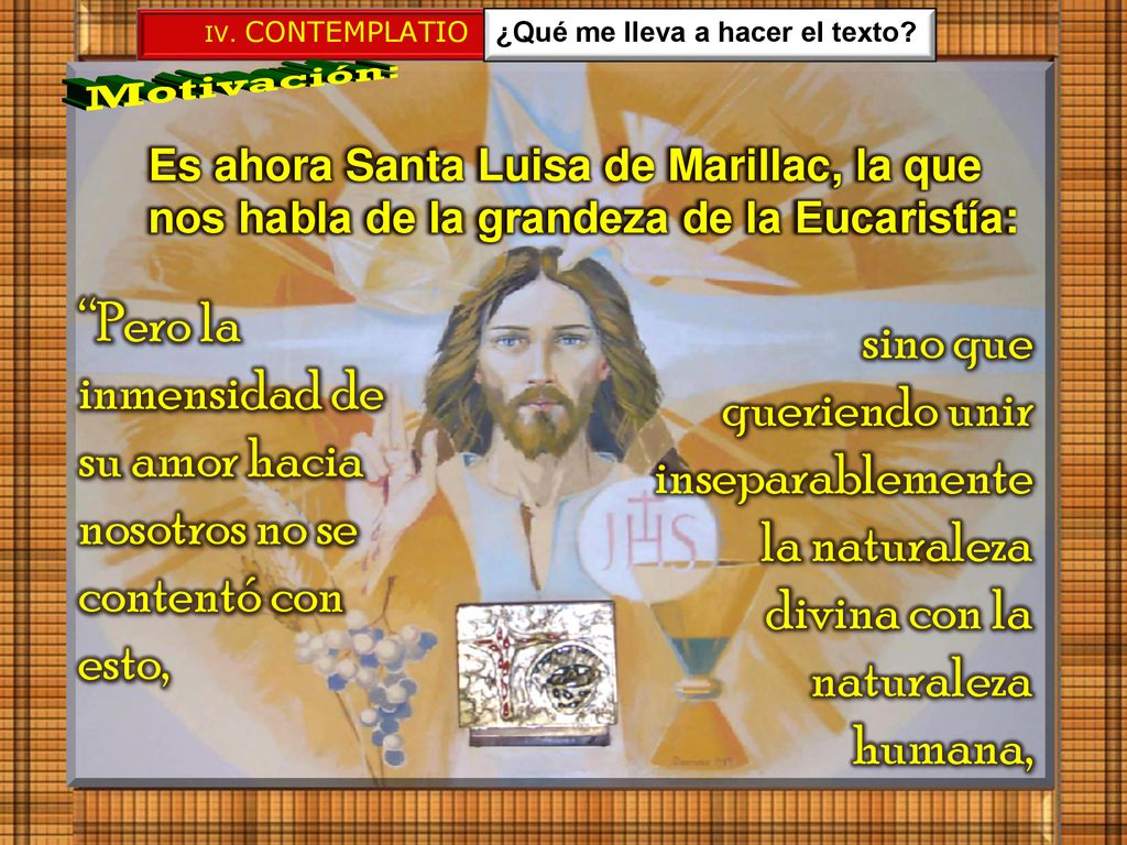 Pero la inmensidad de su amor hacia nosotros no se contentó con esto,